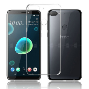 Силиконов гръб ТПУ ултра тънък за HTC Desire 12 Plus кристално прозрачен